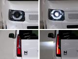 【LEDヘッドライト】LEDヘッドライトは省電力で、明るく遠くまで照らし、夜道や雨天時などの安心感を高めます。点灯忘れを防ぐオートライトも付いているので安心ですね♪