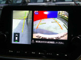 【アラウンドビューモニター】空から見下ろした映像がナビ画面にて確認可能です。駐車もラクラクですよ♪