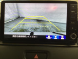 バックでの車庫入れも安心です!リアカメラが付いているバックモニター付のナビを装備しております。操作線もついており距離感も画面から確認できます。