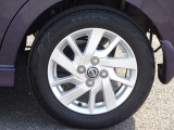【タイヤ】 【純正14インチアルミホイール】《155/65R14》専用のアルミなのでお車のイメージぴったりですね!