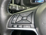 ステアリングスイッチ装備!運転しながら手元でオーディオの操作などができます。