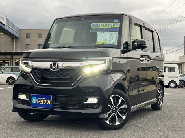 N-BOXカスタム G EX ターボ ホンダセンシング 純正7インチメモリーナビ TV