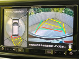 【パノラマモニター】専用のカメラにより、上から見下ろしたような視点で360度クルマの周囲を確認することができます☆死角部分も確認しやすく、狭い場所での切り返しや駐車もスムーズに行えます。