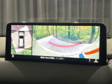 【360&deg;ビューモニター】専用のカメラにより、上から見下ろしたような視点で360度クルマの周囲を確認することができます☆死角部分も確認しやすく、狭い場所での切り返しや駐車もスムーズに行えます。