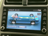 エネルギーモニターを画面で確認でき、車両の状態を視覚的に把握しやすい構成です。タッチ画面と周囲のボタンで、必要な情報へアクセスしやすく日常の確認にも便利です。