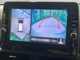 【アラウンドビューモニター】専用のカメラにより、上から見下ろしたような視点で360度クルマの周囲を確認することができます☆死角部分も確認しやすく、狭い場所での切り返しや駐車もスムーズに行えます。