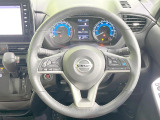 【ステアリングスイッチ】運転中、前方から目線をそらすことなく、オーディオ等の操作が可能な便利機能!安心&快適なドライブを演出してくれます♪