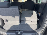 シートを倒すと、さらにお荷物を載せられます。
