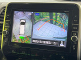 【アラウンドビューモニター】専用のカメラにより、上から見下ろしたような視点で360度クルマの周囲を確認することができます☆死角部分も確認しやすく、狭い場所での切り返しや駐車もスムーズに行えます。