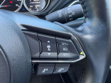 ステアリングスイッチで、先行車に自動追従するアダプティブクルーズコントロールが作動可能。設定した車速内での車間距離を自動で調整・維持。高速道路の渋滞時もアクセル・ブレーキ操作から解放されます。