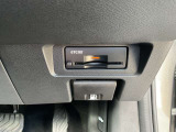 ビルトインタイプのETCです。スッキリしていますね。納車時にはセットアップいたしますので、すぐにお使いいただけます。