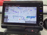 ナビゲーションももちろん装備。多彩な機能で快適ドライブをアシスト。オーディオ機能も充実していますね。