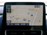 標準装備のディスプレイオーディオ付きです。ナビゲーション機能を装備しています。