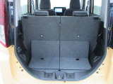 4名乗車時の荷室です。