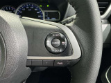 クルーズコントロール機能が付いています。 速度を設定するとアクセルを踏まなくても一定の速度で走ることができます。  高速道路ではとても便利な装置なんです。