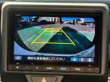 バック時目視しにくいクルマの周囲をカメラで映し出し、安全・安心駐車をサポート♪バックの苦手な方も後ろがハッキリ見えるので安心ですよ♪