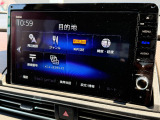 使いやすく、見やすいナビモニター。オーディオ操作もタッチパネルで簡単楽々。