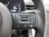 ハンドル右側にはクルーズコントロールのスイッチが装備され運転中の操作も安心して行えます。