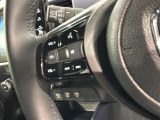 ステアリングにオーディオ操作スイッチが付いています。オーディオ画面に直接タッチしなくても操作が出来ますので、運転に集中できます。