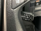 クルーズコントロール機能が付いています。 速度を設定するとアクセルを踏まなくても一定の速度で走ることができます。  高速道路ではとても便利な装置なんです。