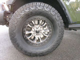 ルビコン392デザイン17インチホイル&23年07週製造 YOKOHAMA GEOLANDAR X-AT 35&times;12.50R17 装着 ※ホイル規格外のためご購入時は相談させて下さい