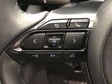 【ステアリングスイッチ】左です。ハンドルから手を離さず、運転に集中したまま手元でオーディオ操作等ができます。