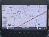 <全方位モニター付メモリーナビゲーション・スズキコネクト対応通信機能装着車>スマートフォン連携メモリナビゲーション9インチHDディスプレイを搭載。