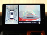 バックモニター&パノラミックビューで車庫入れや駐車もラクラク♪※あくまでも補助的な装置なので目視確認もお忘れなく!