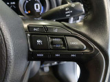 ステアリング右側には、運転支援機能を手元で操作できるスイッチ類を配置しています