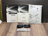 基本操作はもちろん、最近の車は装備もどんどん進化しているので困った時に役立つ取扱説明書、整備歴が確認できるメンテナンスノートが付いてます。安心ですね☆☆
