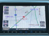 ホンダ純正メモリーナビ付きなので、迷わず目的地まで安心。