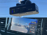 純正前方ドラレコです。もしもの時にしっかり記録が残ります。ナビの画面で映像確認やドラレコの操作ができます。