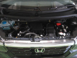 自慢のエンジンはパワードbyHONDAです。精度とバランスにこだわって、低回転からスムースなパワーを発揮します。