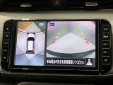 【アラウンドビューモニター】車を上から見下ろしているかのような映像で周囲の状況がひと目で確認、狭い駐車場に駐車するときも安心です♪