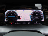 デジタルメータークラスタ「Digital Cockpit Pro」・メーター内に地図も出せます。