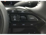 【レーダークルーズコントロール】高速道路等を走行する際、前の車両との距離を一定に保ちながら、セットした速度を維持できる機能