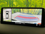 【360&deg;ビューモニター】専用のカメラにより、上から見下ろしたような視点で360度クルマの周囲を確認することができます☆死角部分も確認しやすく、狭い場所での切り返しや駐車もスムーズに行えます。