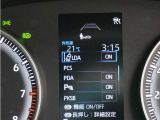 メーターから様々な設定が可能です。
