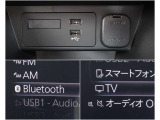 USB、Bluetoothなど利用できる音源を写真で確認できます。