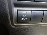 非常時やキャンプなどに役立つAC100Vコンセント付きです。