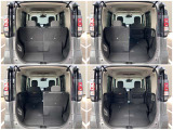 乗車人数や荷物の形状に合わせた色々な使い方ができます。後席シートを倒せば広々スペースが確保できます。
