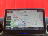 ALPINEナビ!!画面が大きいです。