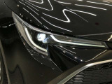 LEDヘッドライトです。デザイン性がよくとても明るいので、夜間の走行や悪天候でも安心です。しかも長寿命!