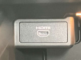グローブボックス内にはHDMI端子を装備★専用ケーブルをつなげば動画を楽しめます★