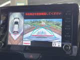 【パノラミックビューモニター】専用のカメラにより、上から見下ろしたような視点で360度クルマの周囲を確認することができます☆縦列駐車や幅寄せ時に活躍してくれます♪