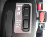 車いす固定装置の様子です。