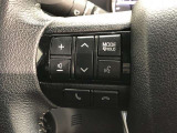 【ステアリングスイッチ】左です。ハンドルから手を離さず、運転に集中したまま手元でオーディオ操作等ができます。