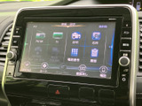 ナビやオーディオ、電話などの機能を画面から選べるため、使いたい項目を確認しやすい構成です。複数のメニューがまとまり、日常の移動やお出かけを便利にサポートします。