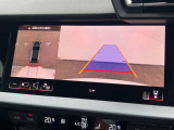 ●360度カメラ『車両の4つのカメラから得た映像を合成し、上空から眺めているような映像をモニターに映し出します。車両周辺の歩行者や障害物などの発見に役立ちます。』