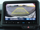 リアワイドカメラシステム!従来の視野に加えて、後方側方を約180&deg;まで見えるワイドビューと、後方を真上から見たような視野で駐車時などに便利なトップダウンビューの3つの視野があります!